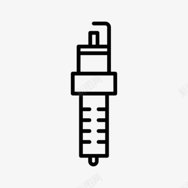 火花塞汽车发动机图标图标