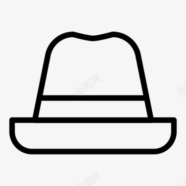 帽子头饰款式图标图标