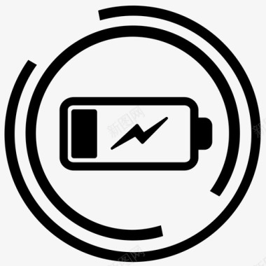 电池电池充电电池电量低图标图标