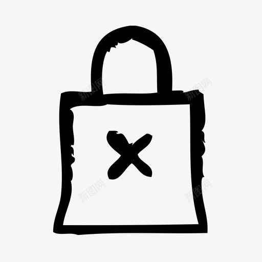 购物袋商业市场图标svg_新图网 https://ixintu.com 商业 市场 概述 购物 购物袋