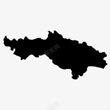 克罗地亚波加斯拉沃尼亚县波塞加斯拉沃尼亚县地图图标图标