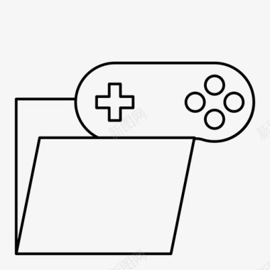 游戏文件夹控制台控制器图标图标