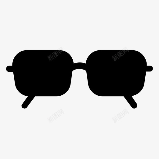 眼镜眼睛教育符号图标第一卷svg_新图网 https://ixintu.com 教育符号图标第一卷 眼睛 眼镜