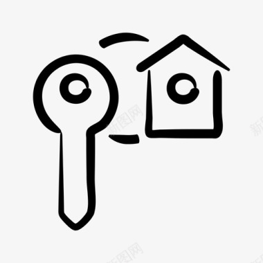 房屋钥匙市场业主图标图标