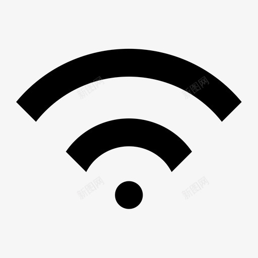 wifi-无圈svg_新图网 https://ixintu.com wifi-无圈