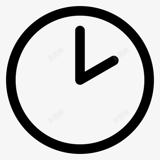 时钟模拟时钟钟面图标svg_新图网 https://ixintu.com 时钟 时钟时间 模拟时钟 钟面