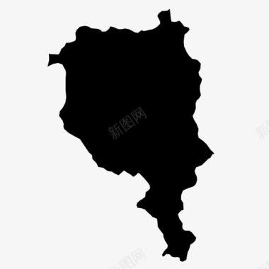 提契诺广州地图图标图标