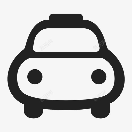 icon-l-出租车svg_新图网 https://ixintu.com icon-l-出租车