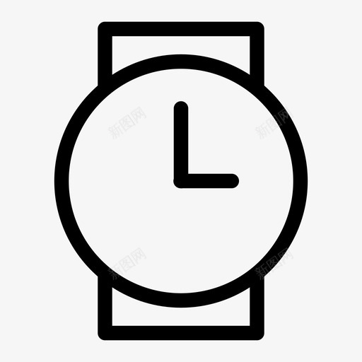 手表模拟表时钟图标svg_新图网 https://ixintu.com 手表 时钟 时间 模拟表