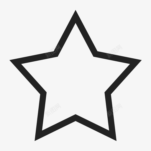 评分星星外框svg_新图网 https://ixintu.com 5星评分 评分星星外框