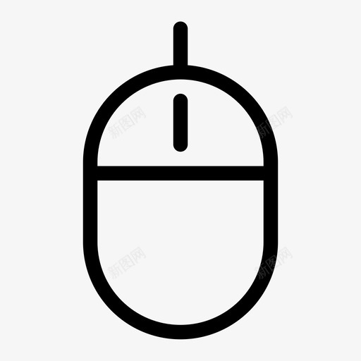 鼠标计算机光学图标svg_新图网 https://ixintu.com 光学 指针 滚动 用户界面 计算机 鼠标