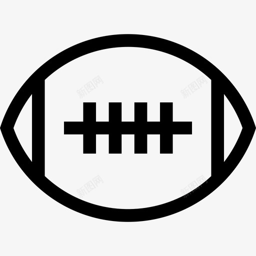 橄榄球游戏运动图标svg_新图网 https://ixintu.com 橄榄球 游戏 简单的游戏球 运动