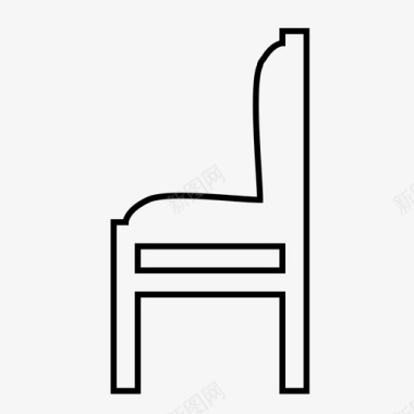 椅子位置休息图标图标