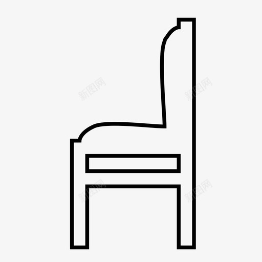 椅子位置休息图标svg_新图网 https://ixintu.com 休息 位置 座位 木头 椅子