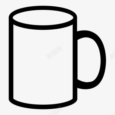 马克杯咖啡杯杯子图标图标
