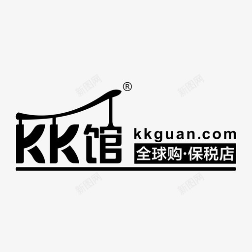 KK馆logosvg_新图网 https://ixintu.com KK馆logo KK馆