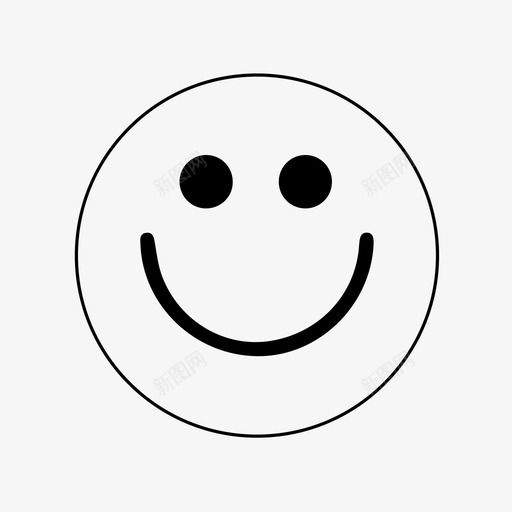 smile line circlesvg_新图网 https://ixintu.com smile line circle