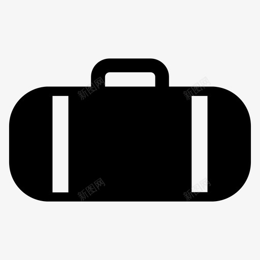 包行李手提箱图标svg_新图网 https://ixintu.com 包 包店 手提箱 旅行 行李
