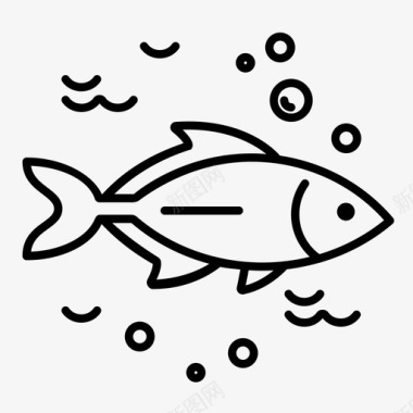 鱼水海图标图标