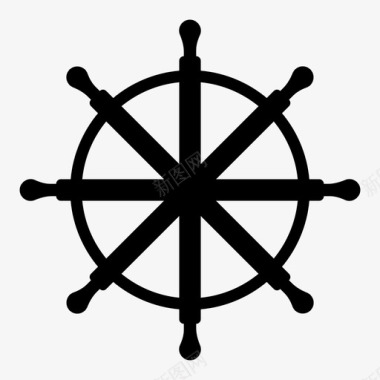 舵手船轮海军图标图标