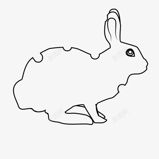 兔子抽象爱丽丝梦游仙境图标svg_新图网 https://ixintu.com 兔子 抽象 爱丽丝梦游仙境
