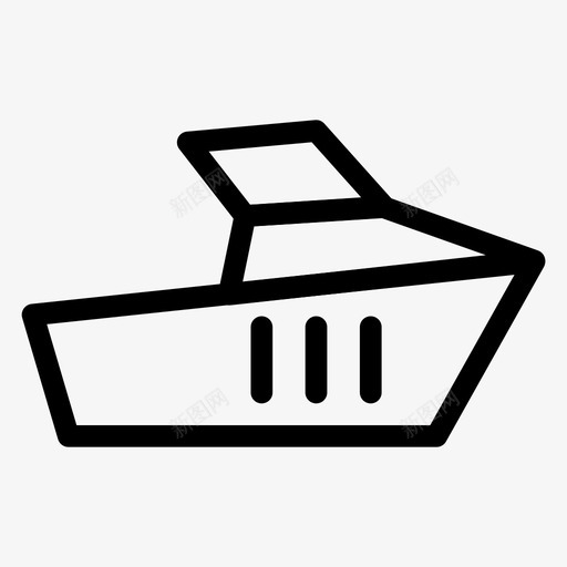 船汽车运输图标svg_新图网 https://ixintu.com 旅行 汽车 船 车辆 运输 运输线图标