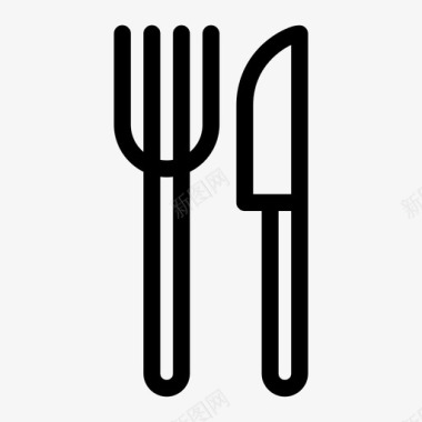 餐厅餐具吃的图标图标