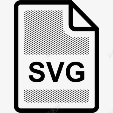 svg文件扩展名格式图标图标