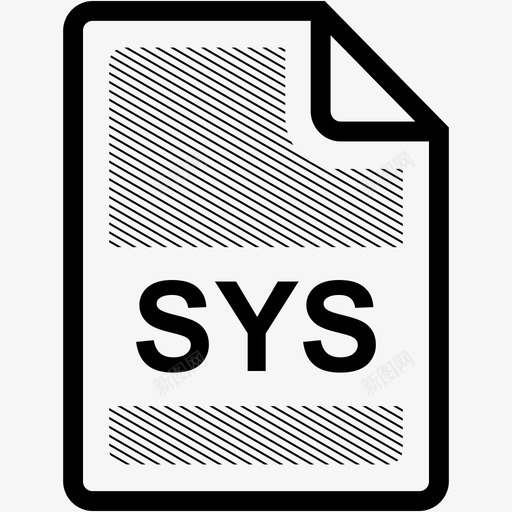 系统文件扩展名格式图标svg_新图网 https://ixintu.com 扩展名 文件格式 格式 类型 系统文件