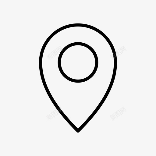 地图标记位置pinsvg_新图网 https://ixintu.com pin 互联网精简 位置 地图标记 地点 标志