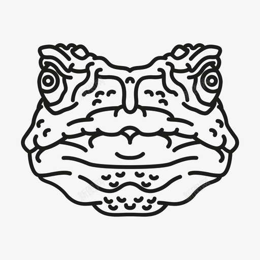 蟾蜍动物青蛙图标svg_新图网 https://ixintu.com 动物 蟾蜍 青蛙