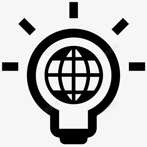 全球解决方案隶属关系全球图标svg_新图网 https://ixintu.com 全球 全球解决方案 创新 想法 战略 隶属关系