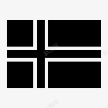 冰岛国旗国家冰岛语图标图标