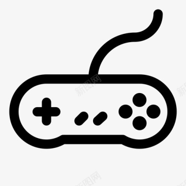snesgamepad控制器纯线路图标图标