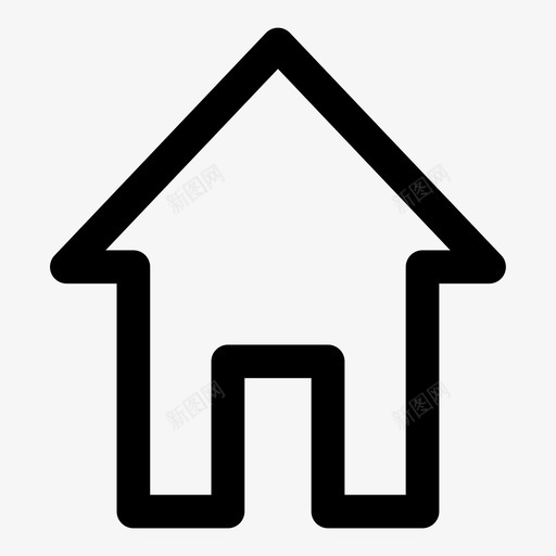 主页应用程序建筑图标svg_新图网 https://ixintu.com 主页 应用程序 建筑 房子 菜单