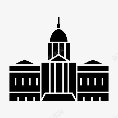 密苏里建筑地标图标图标