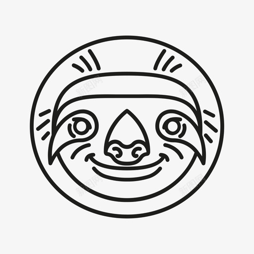 懒惰动物图标svg_新图网 https://ixintu.com 动物 懒惰