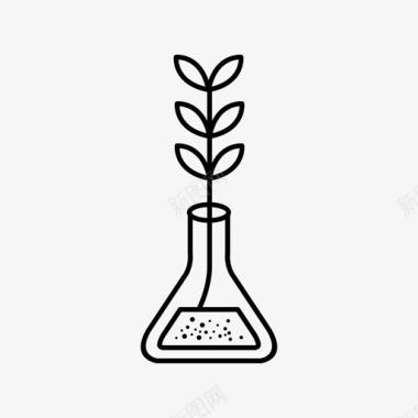 实验生长植物教育2图标图标