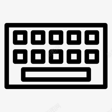 键盘按钮计算机硬件图标图标