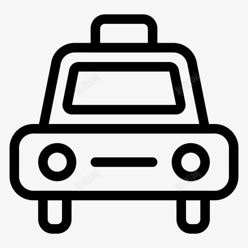 汽车运输旅行图标svg_新图网 https://ixintu.com 旅行 汽车 车辆 运输 运输线图标
