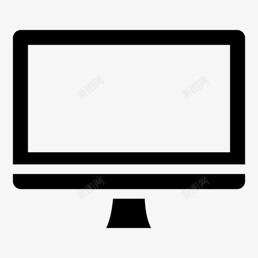 显示器计算机imac图标svg_新图网 https://ixintu.com imac 显示器 计算机