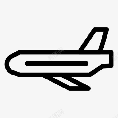 飞机汽车运输图标图标
