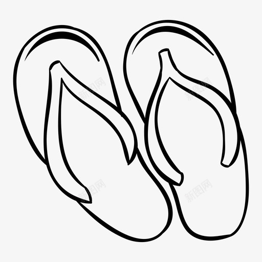 石板鞋类图标svg_新图网 https://ixintu.com 石板 鞋类