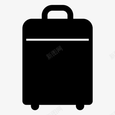 行李手提箱旅行图标图标