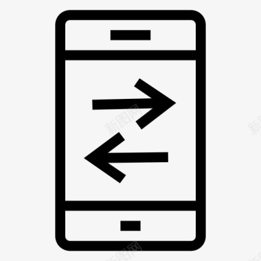 手机iphone接收图标图标