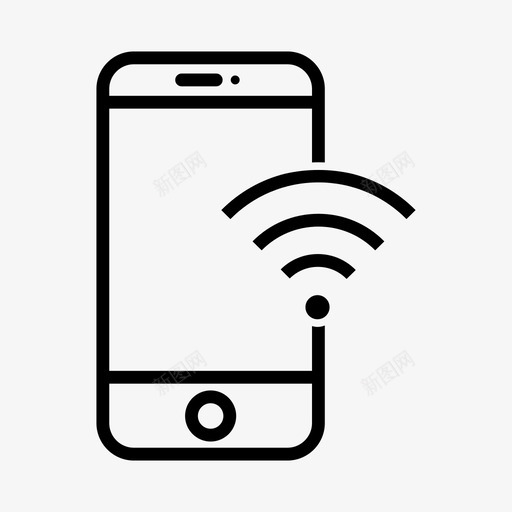 移动热点互联网wifi图标svg_新图网 https://ixintu.com wifi 互联网 移动热点