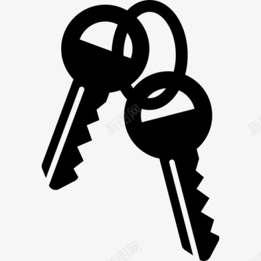钥匙家房子图标图标