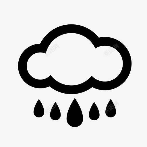 雨滴3svg_新图网 https://ixintu.com 雨滴3