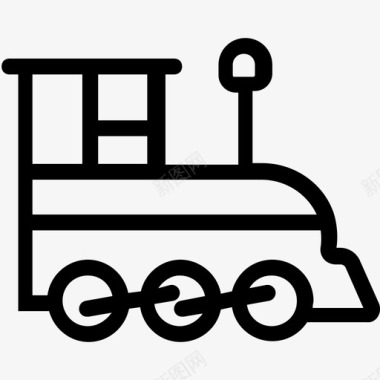 机车发动机蒸汽机图标图标