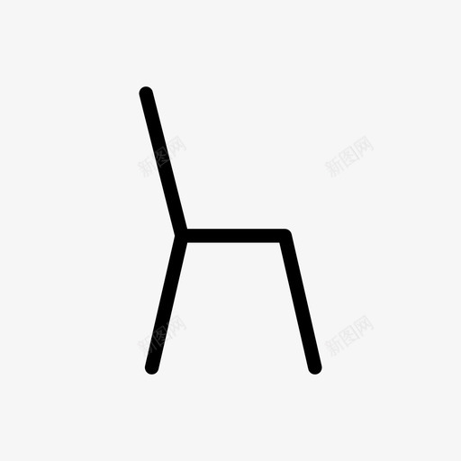 椅子餐椅座位图标svg_新图网 https://ixintu.com 座位 椅子 短住公寓 餐椅